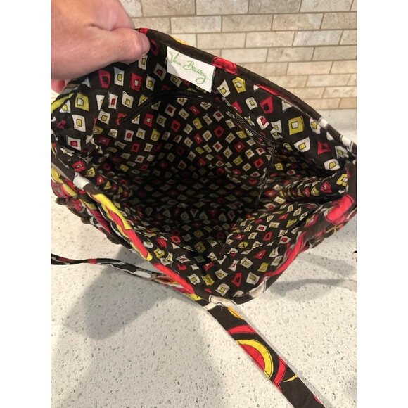 Vera Bradley Puccini Saddle Up Crossbody Purse‎ Flap Retired Pattern - Picture 3 of 3